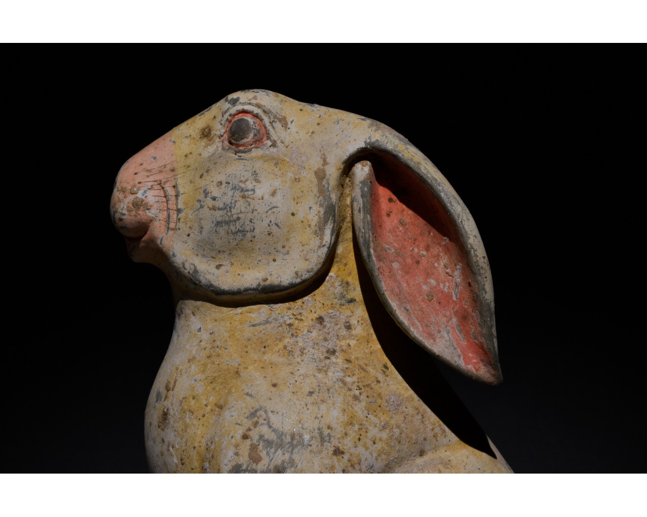 CHINESE HAN DYNASTY TERRACOTTA WHITE RABBIT - TL TESTED - Image 9 of 15