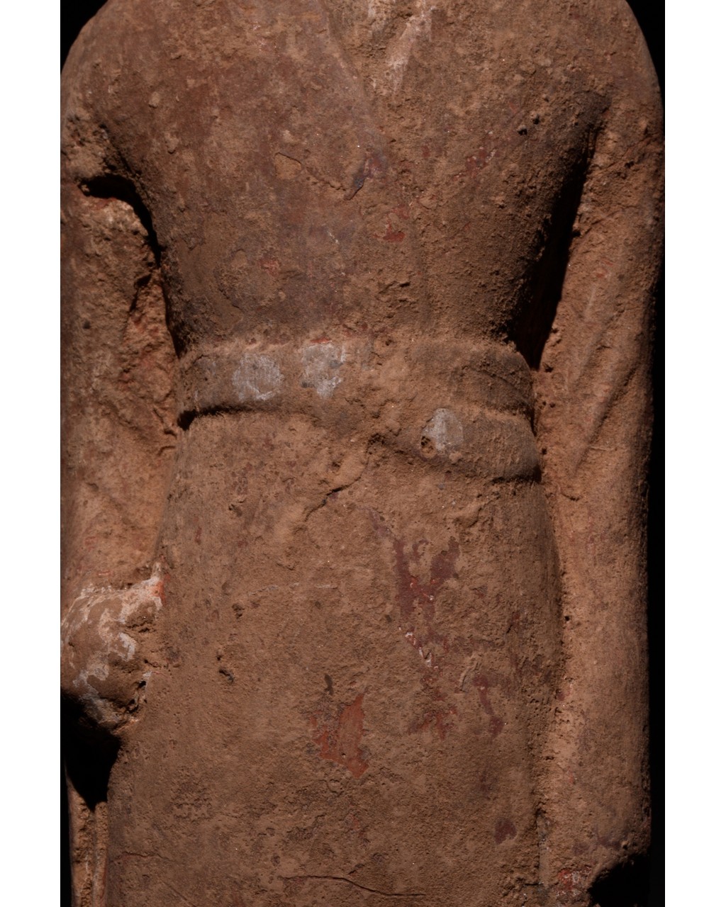 NORTHERN WEI TERRACOTTA PAINTED FIGURE - Image 6 of 6