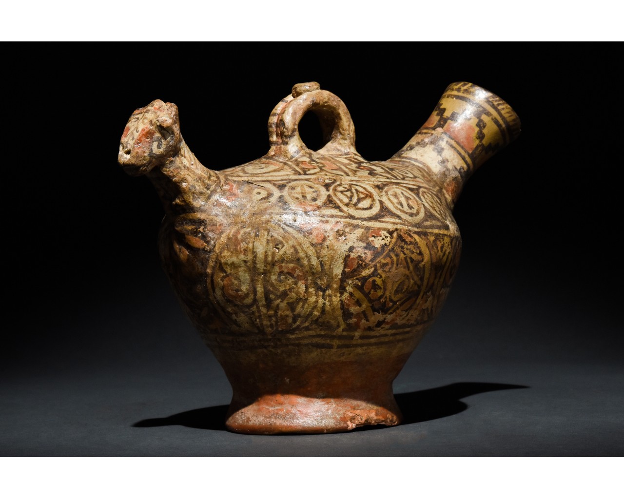 BEAUTIFUL WESTERN ASIATIC DECORATED VESSEL