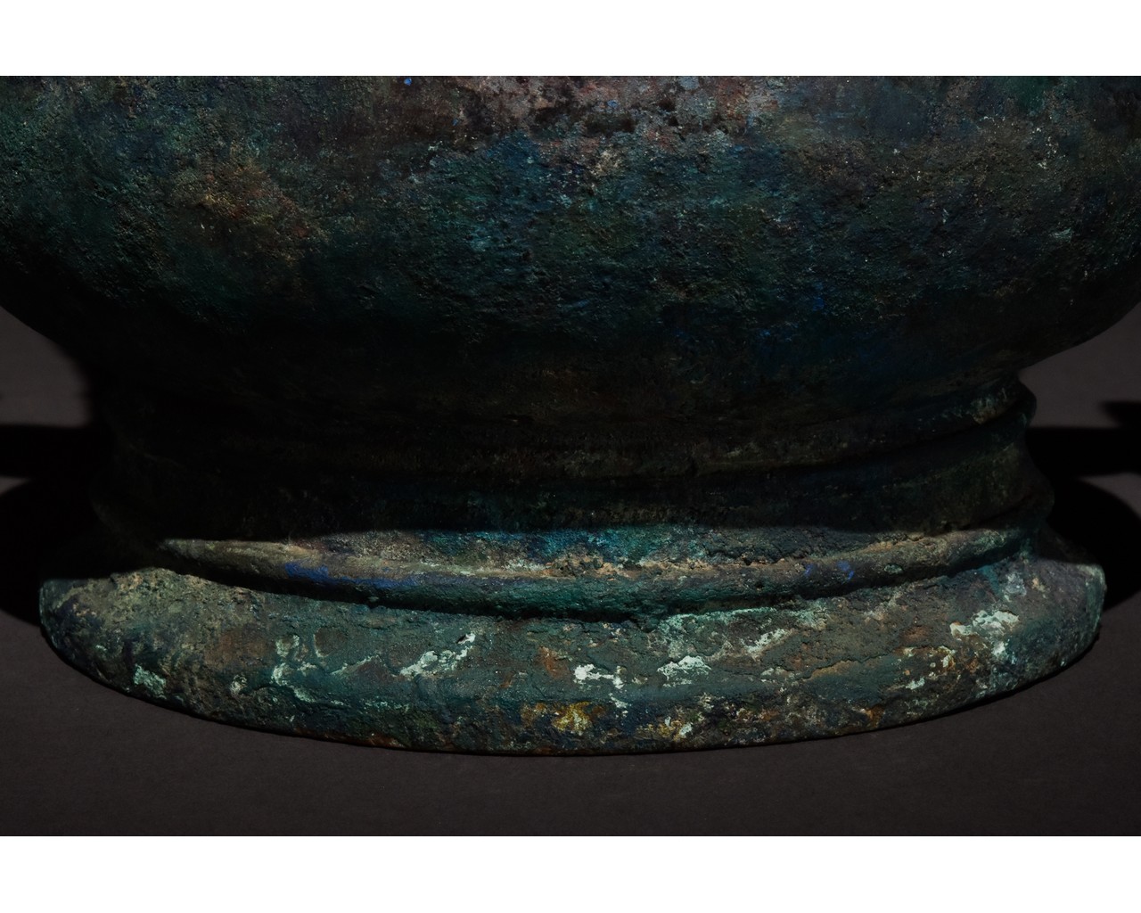 CHINESE WESTERN ZHOU BRONZE RITUAL VESSEL, YOU- XRF TESTED - Image 15 of 16