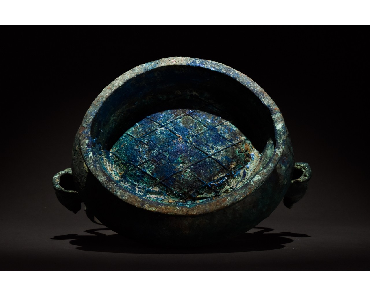 CHINESE WESTERN ZHOU BRONZE RITUAL VESSEL, YOU- XRF TESTED - Image 7 of 16