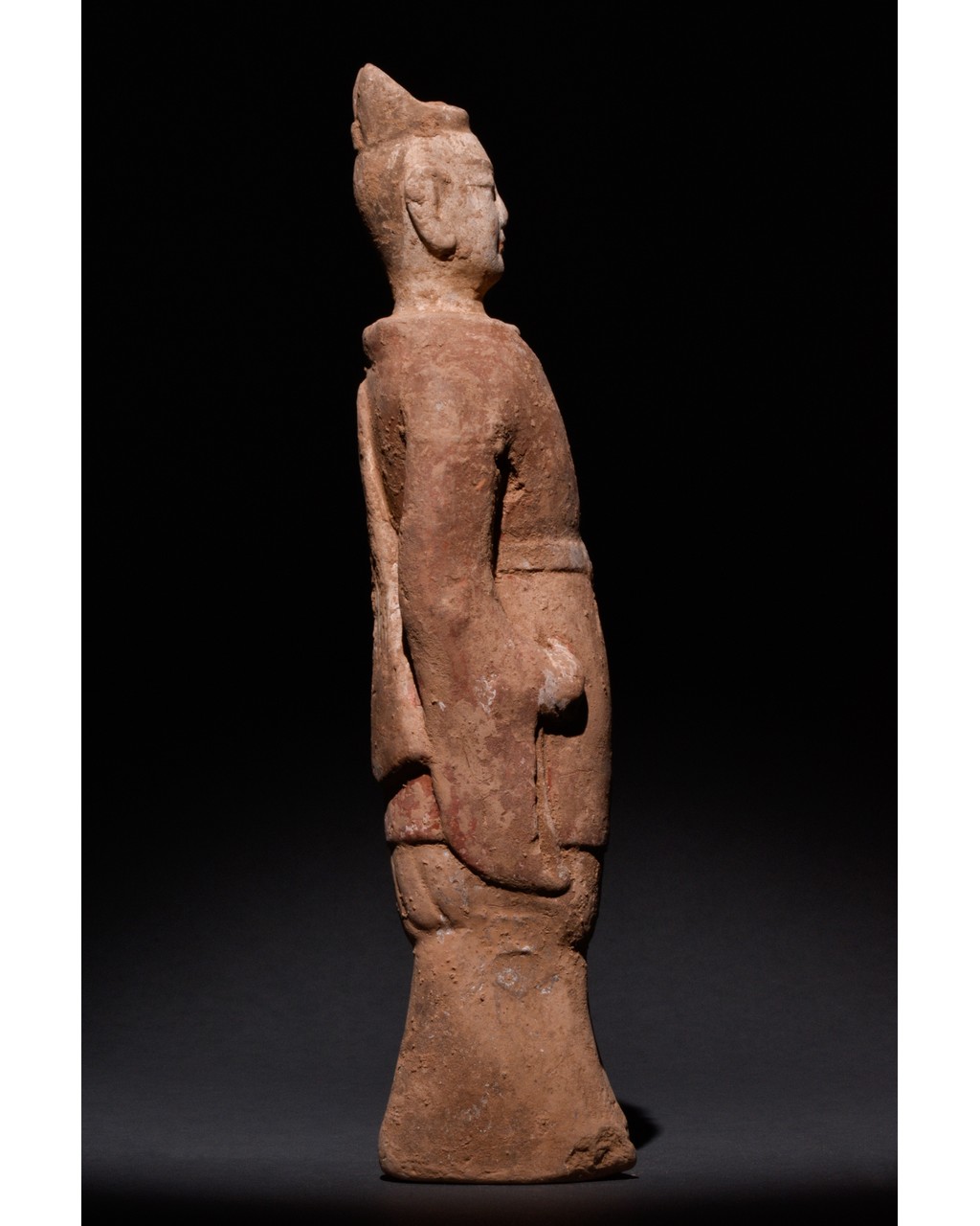 NORTHERN WEI TERRACOTTA PAINTED FIGURE - Image 4 of 6