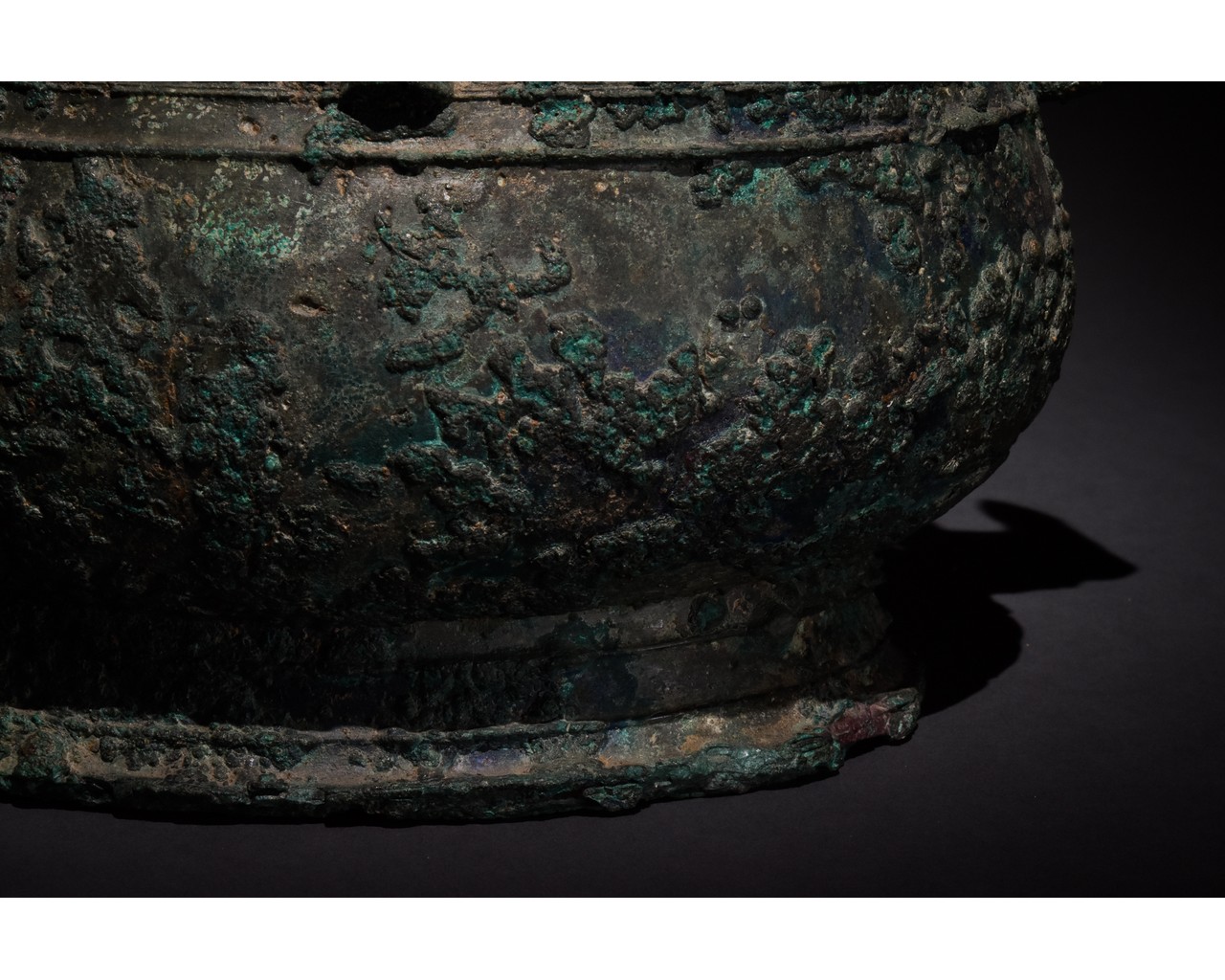 CHINESE WESTERN ZHOU BRONZE RITUAL VESSEL, YOU - XRF TESTED - Image 13 of 18