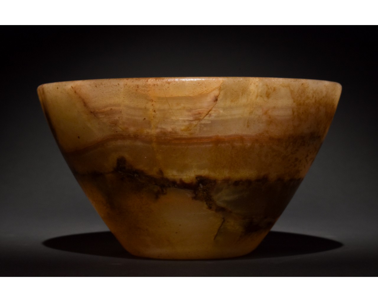 BACTRIAN ALABASTER BOWL - Image 4 of 10