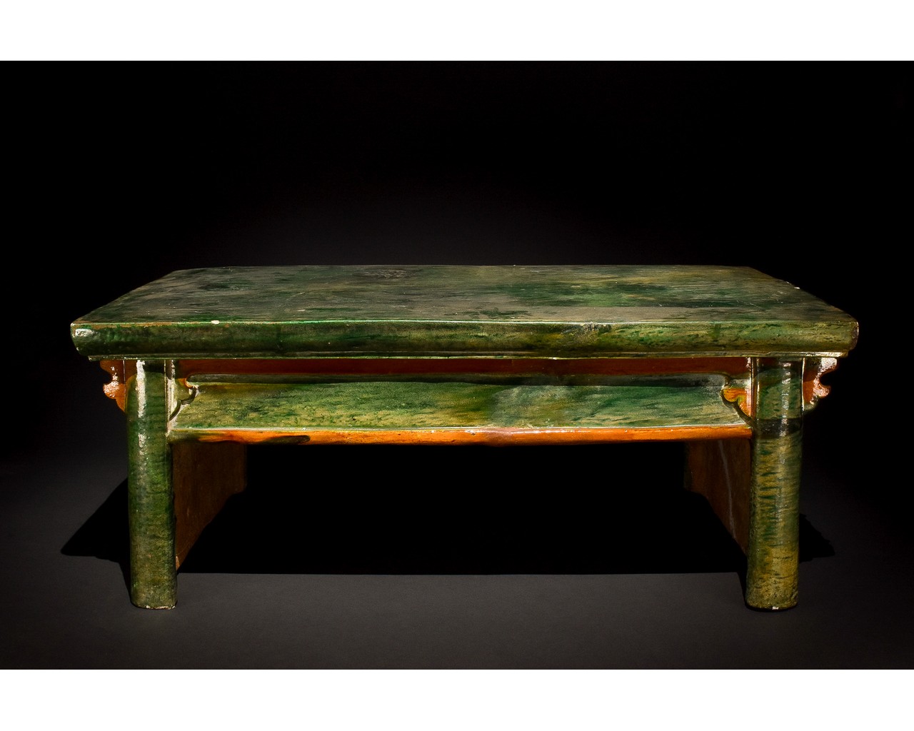 CHINESE MING DYNASTY LARGE GLAZED TABLE MODEL