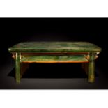 CHINESE MING DYNASTY LARGE GLAZED TABLE MODEL