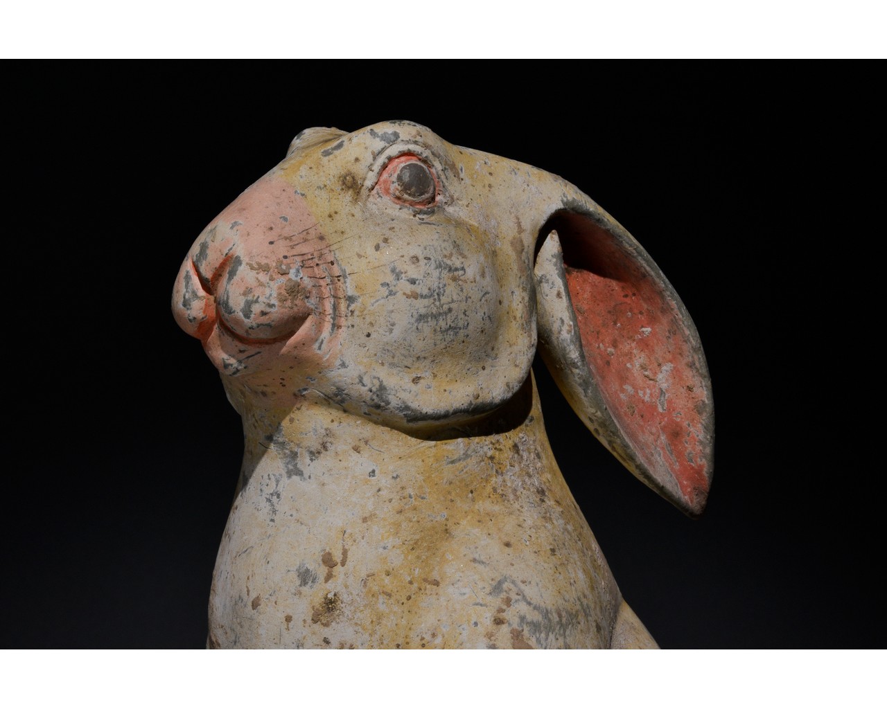 CHINESE HAN DYNASTY TERRACOTTA WHITE RABBIT - TL TESTED - Image 8 of 15