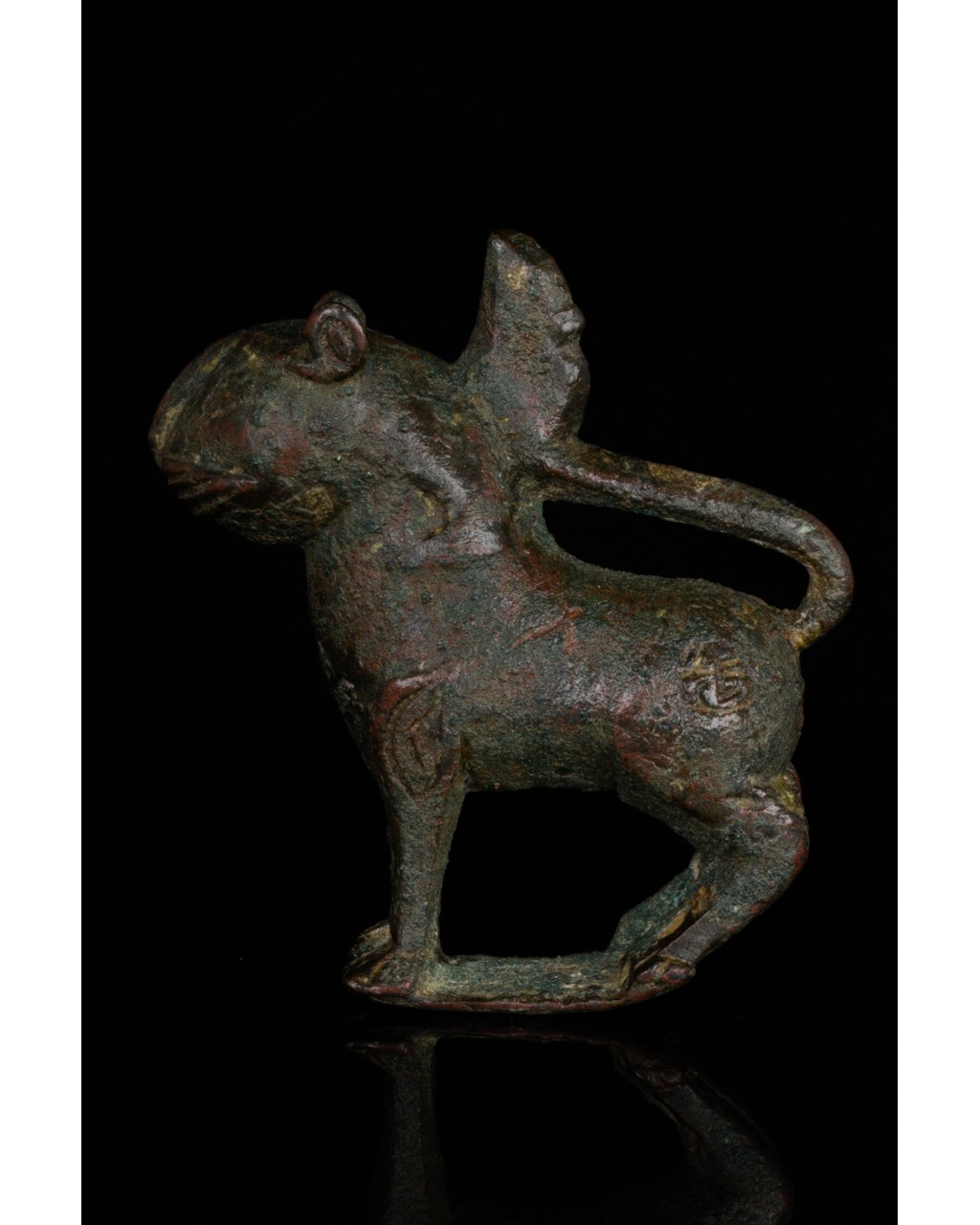 SELJUK BRONZE ANIMAL FIGURE - Image 2 of 7