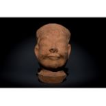 CHINESE TANG DYNASTY TERRACOTTA HEAD