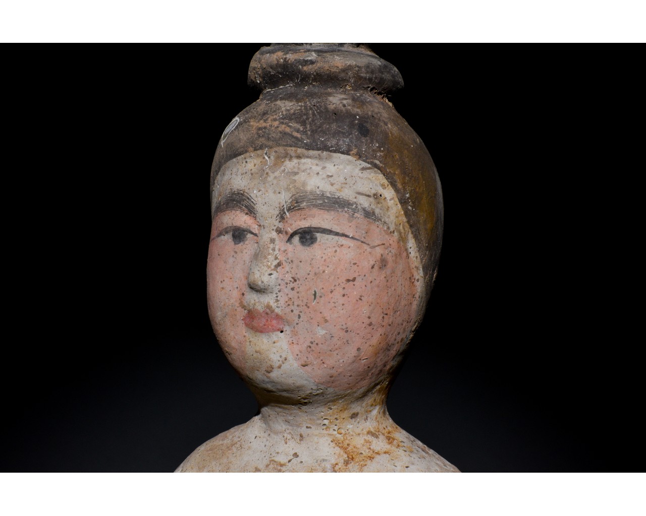 CHINESE TANG DYANSTY TERRACOTTA COURT LADY - Image 6 of 11