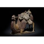 RARE CHINESE TERRACOTTA BACTRIAN CAMEL - TL TESTED