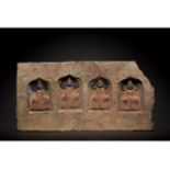 CHINESE NORTHERN WEI DYNASTY TERRACOTTA BRICK