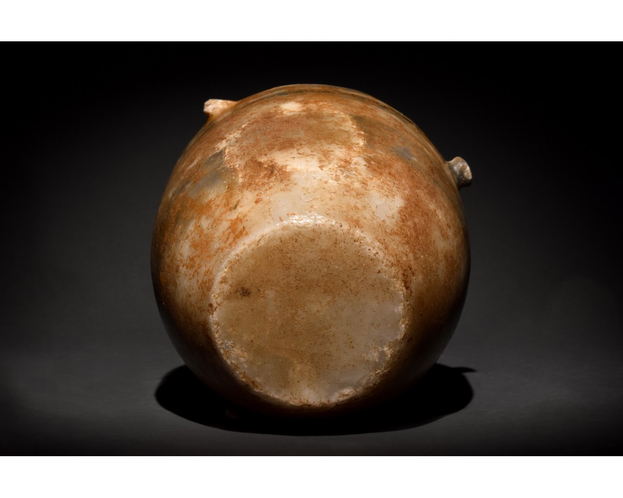 ANCIENT BACTRIAN ALABASTER VESSEL - Image 4 of 8