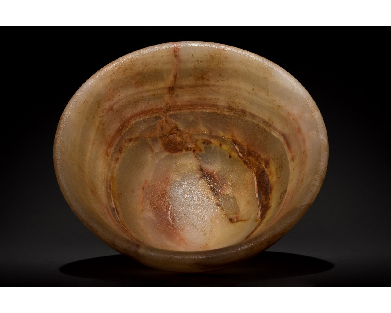 BACTRIAN ALABASTER BOWL - Image 5 of 10