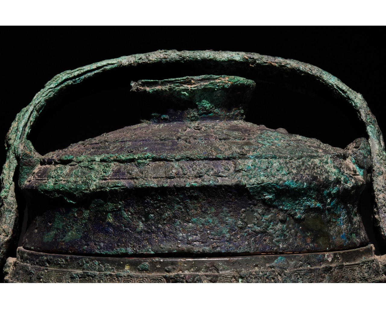 CHINESE WESTERN ZHOU BRONZE RITUAL VESSEL, YOU - XRF TESTED - Image 12 of 18