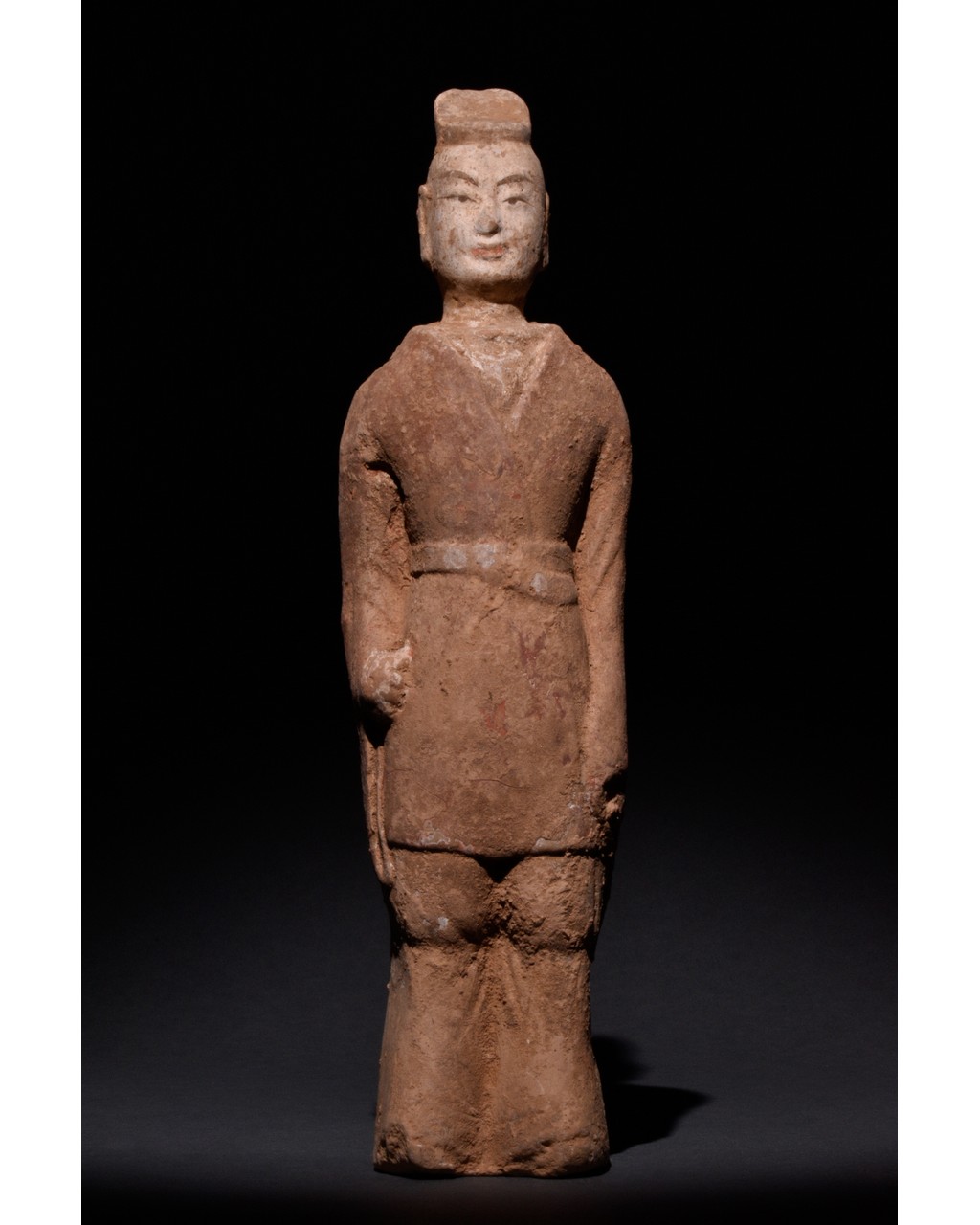 NORTHERN WEI TERRACOTTA PAINTED FIGURE