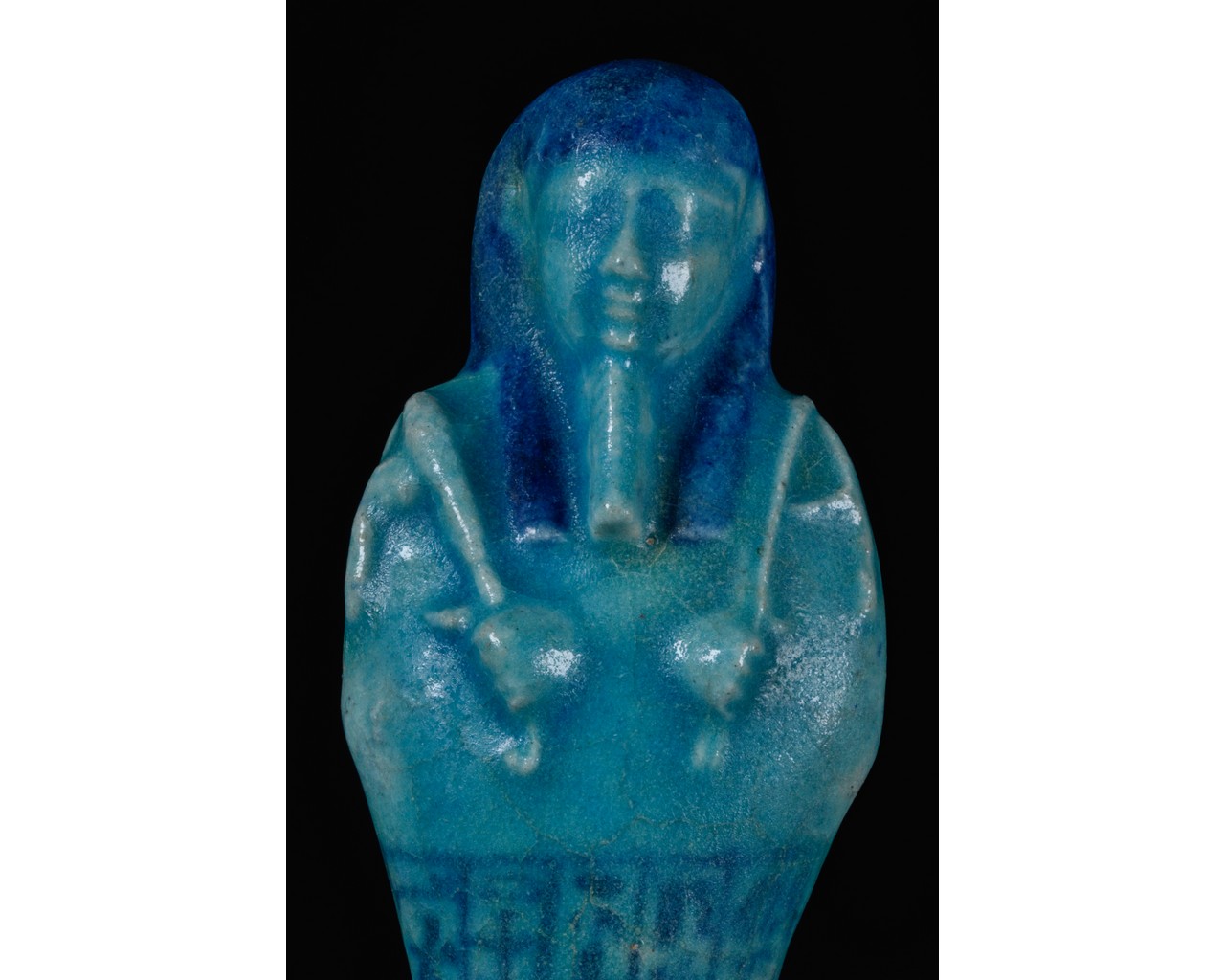 EGYPTIAN FAIENCE SHABTI - Image 5 of 6