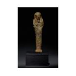 EGYPTIAN FAIENCE SHABTI