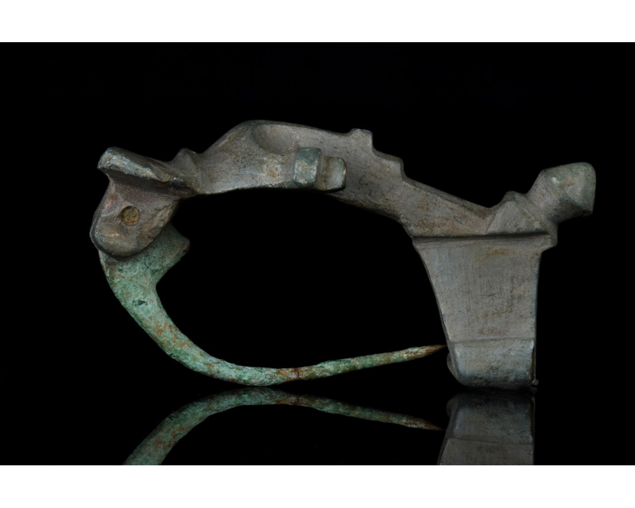 ROMAN BRONZE ANCHOR HEADED FIBULA - Image 6 of 6