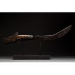 MEDIEVAL KNIFE WITH DRAGON BONE HANDLE