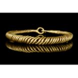 RARE ROMAN GOLD TWISTED BRACELET