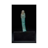 EGYPTIAN INSCRIBED SHABTI - TRANSLATED