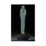 EGYPTIAN FAIENCE SHABTI