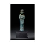 EGYPTIAN FAIENCE SHABTI OF PA-DI-KHONSU - TRANSLATED