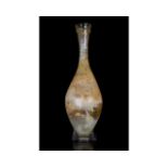 TALL ROMAN GLASS FLASK