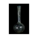 TALL ROMAN GLASS FLASK WITH TRAIL