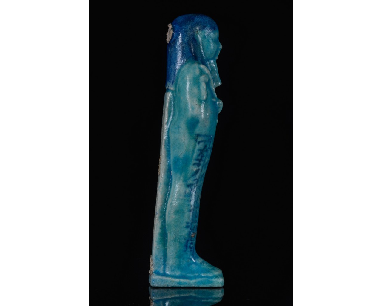 EGYPTIAN FAIENCE SHABTI - Image 4 of 6