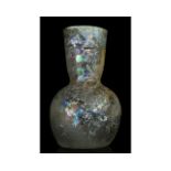 TALL ROMAN GLASS FLASK