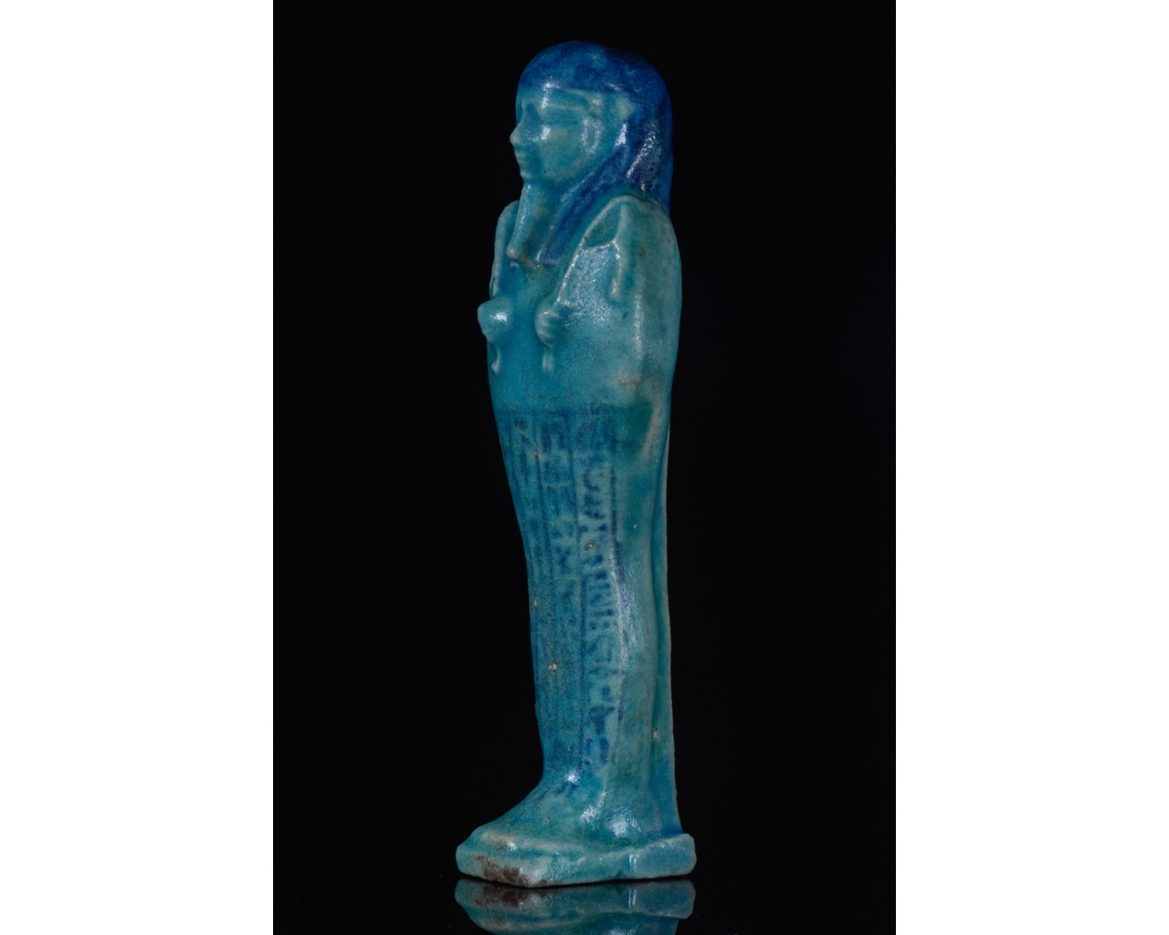 EGYPTIAN FAIENCE SHABTI - Image 2 of 6