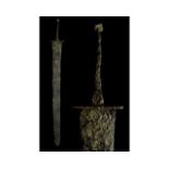 LATE ROMAN IRON SPATHA SWORD