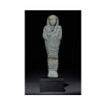 EGYPTIAN FAIENCE SHABTI