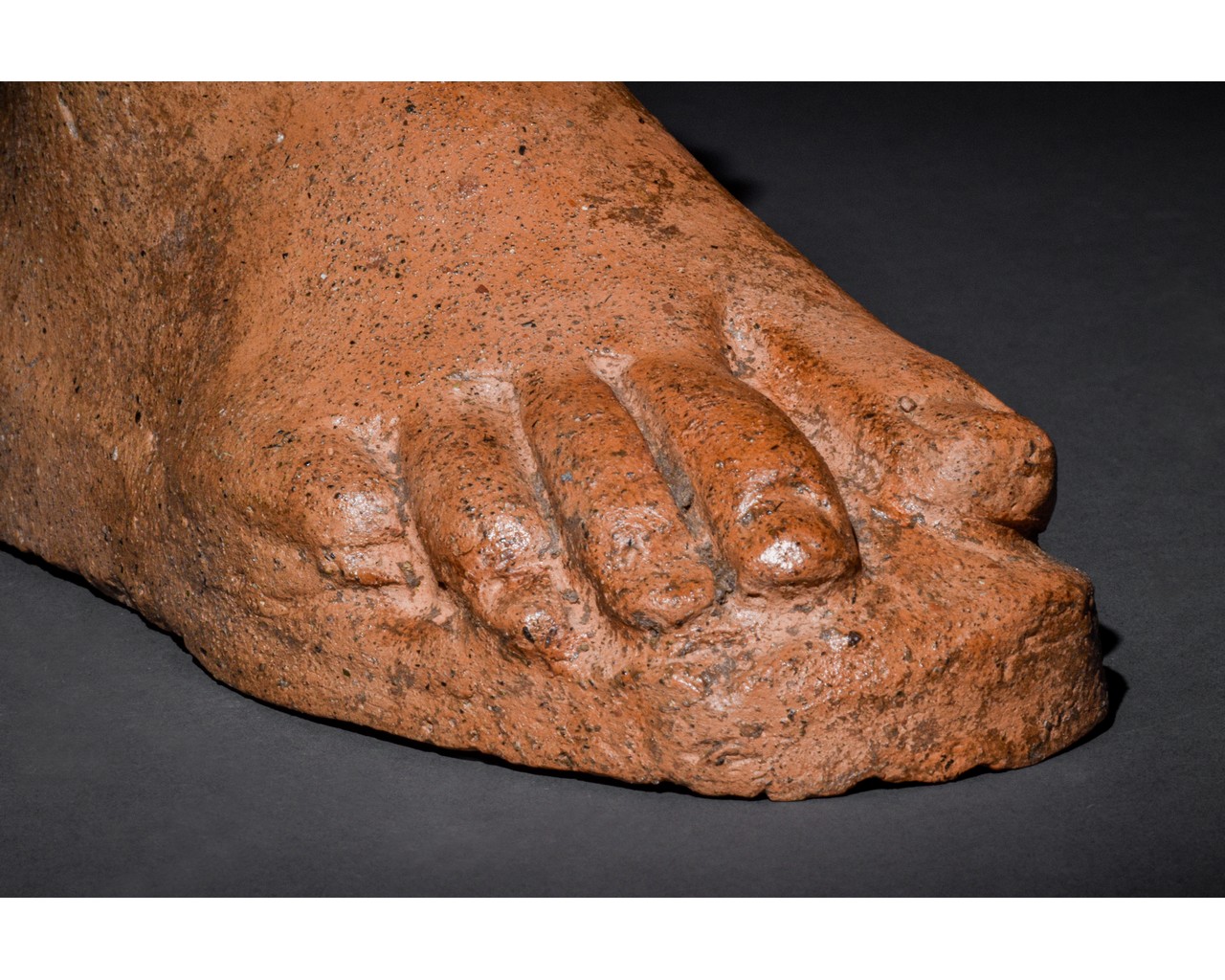 ETRUSCAN TERRACOTTA FOOT - Image 7 of 10