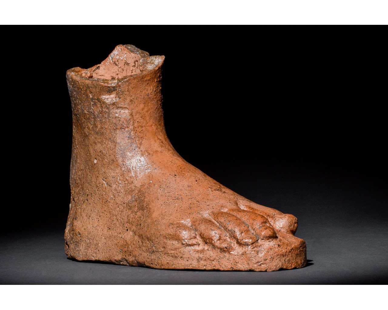 ETRUSCAN TERRACOTTA FOOT