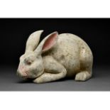 CHINESE HAN DYNASTY TERRACOTTA RABBIT - TL TESTED