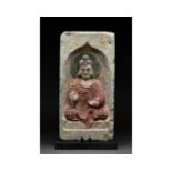 CHINESE NORTHERN WEI DYNASTY BUDDHA TILE