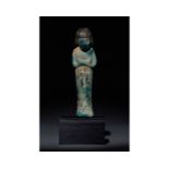 EGYPTIAN INSCRIBED SHABTI OF PA-DI-KHONSU - TRANSLATED