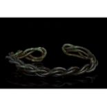 MEDIEVAL BRONZE TWISTED BRACELET