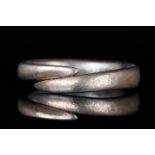 CELTIC IRON AGE SILVER RING