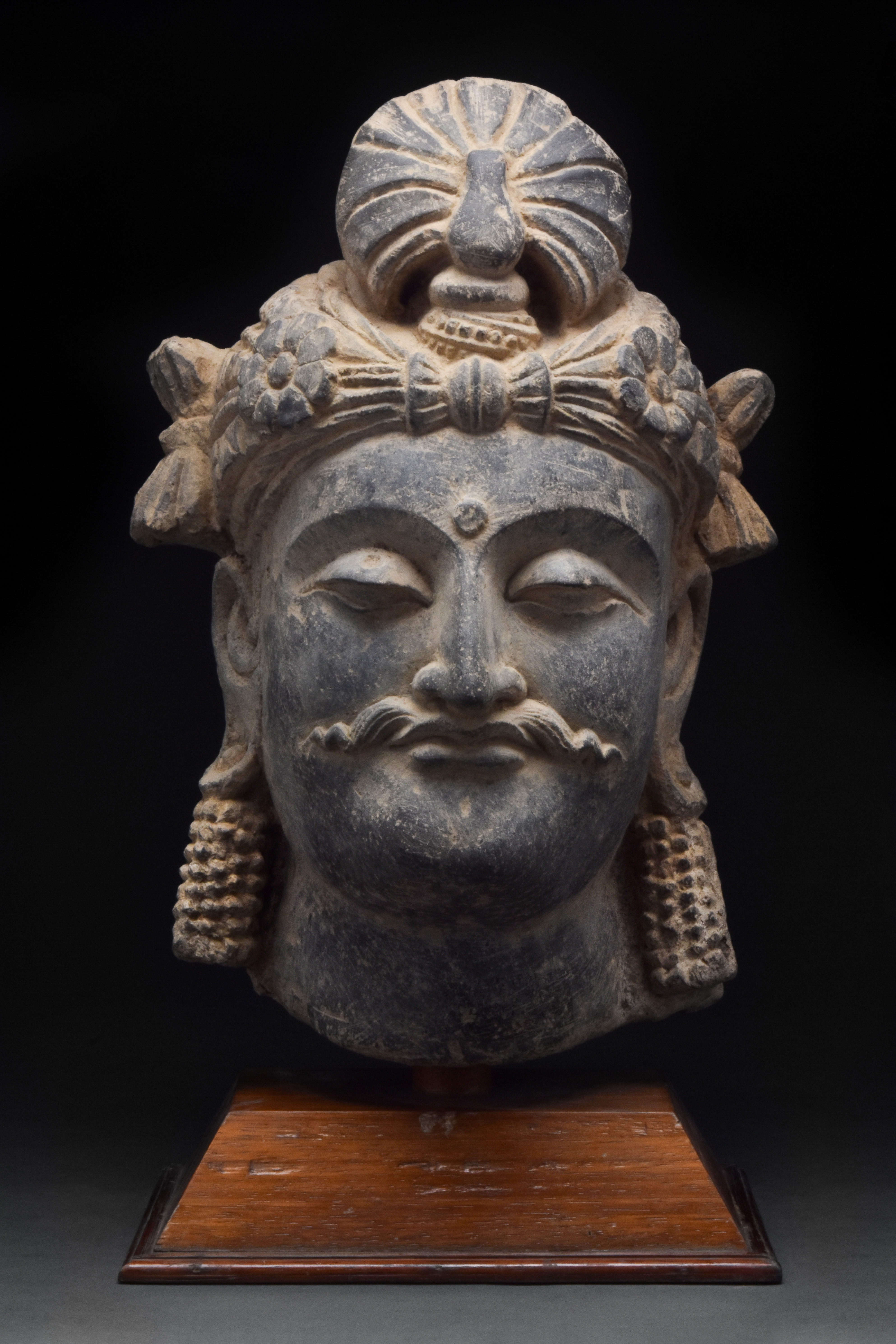 GANDHARAN HEAD OF A BOHISATTVA MAITREYA