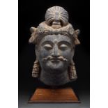 GANDHARAN HEAD OF A BOHISATTVA MAITREYA