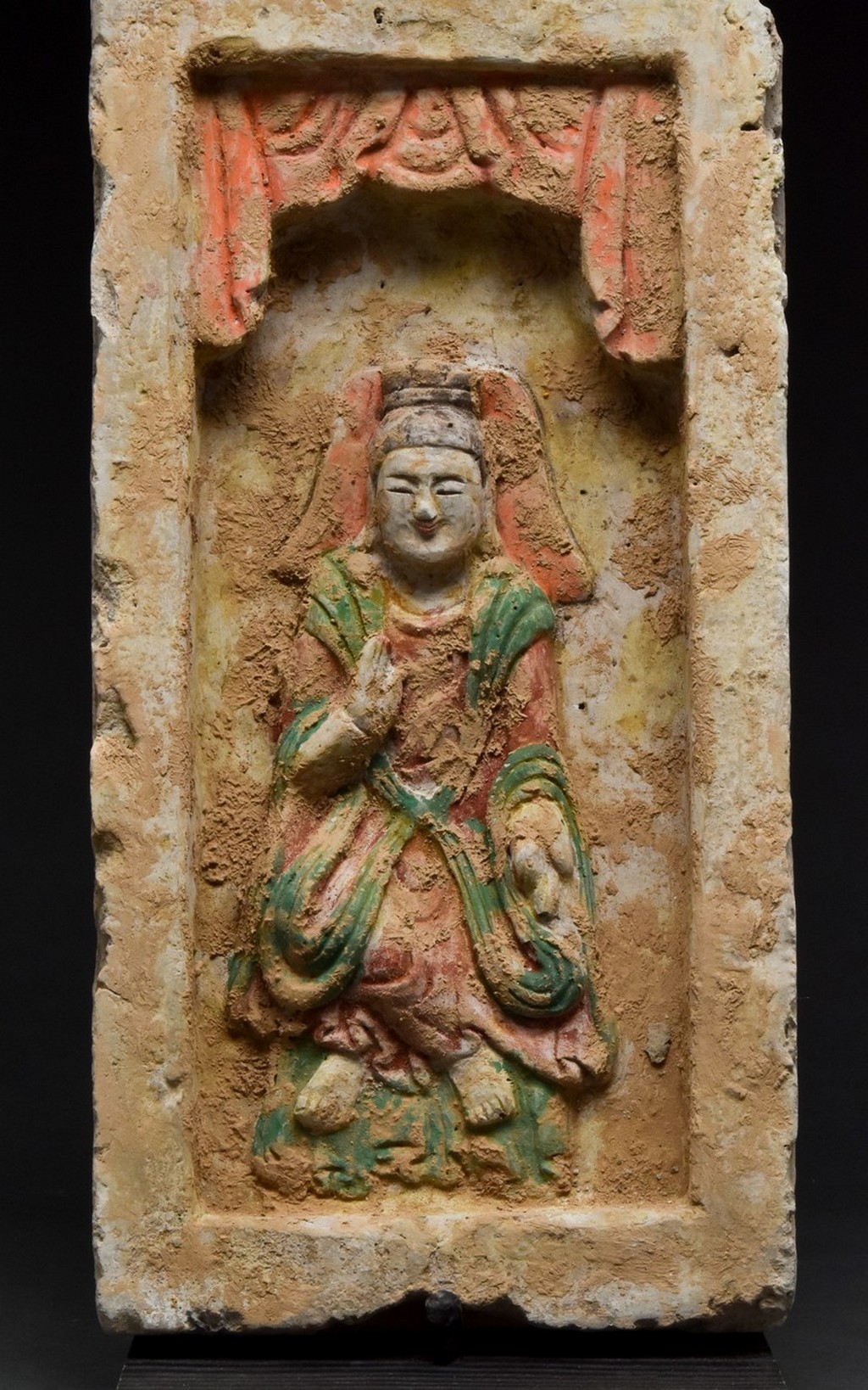 CHINESE NORTHERN WEI DYNASTY BUDDHA TILE