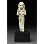 ANCIENT EGYPTIAN FAIENCE SHABTI