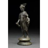 ROMAN BRONZE STATUETTE OF MERCURY