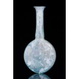 ROMAN GLASS FLAT FLASK