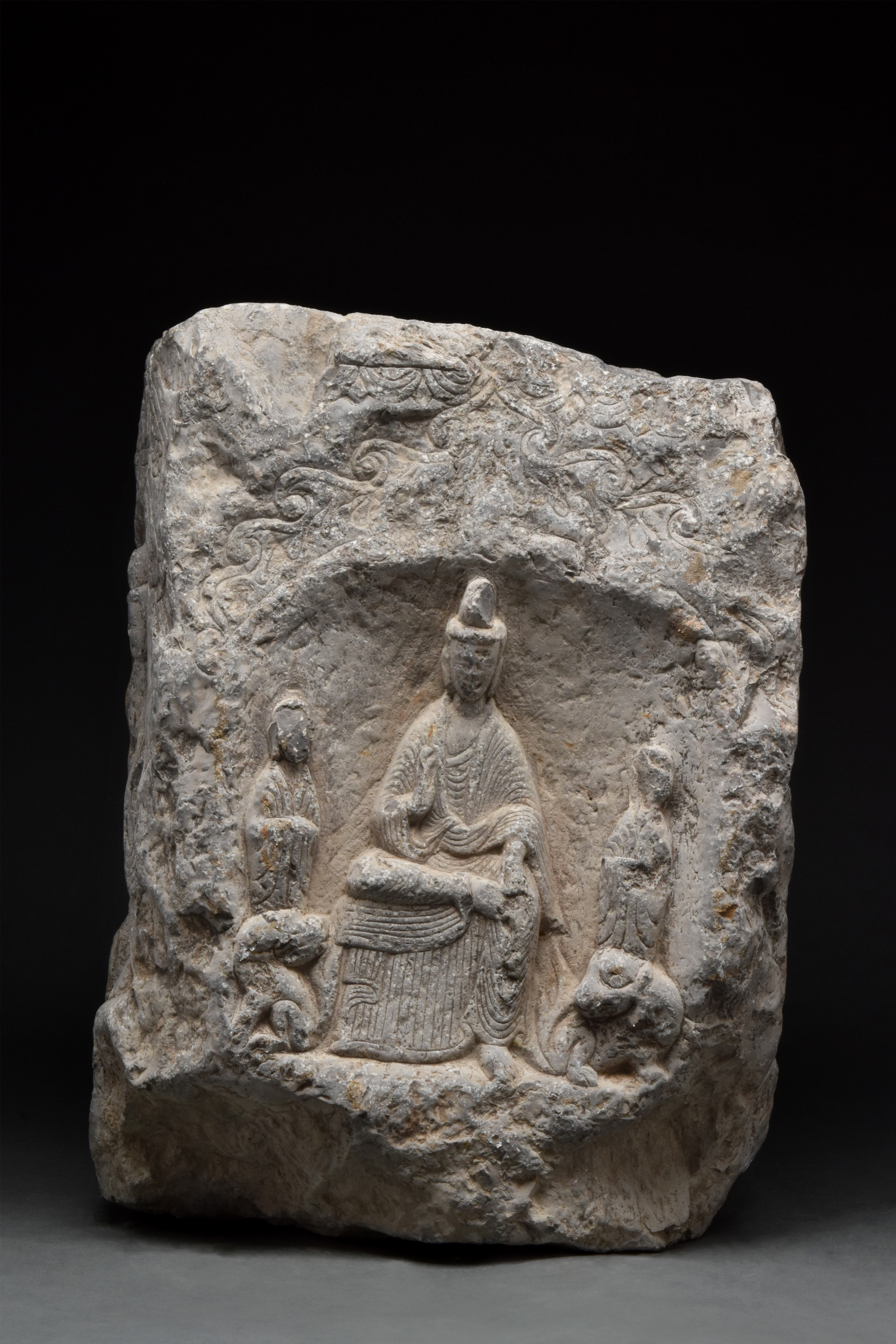 CHINESE SUI DYNASTY STONE STELE - Image 3 of 5