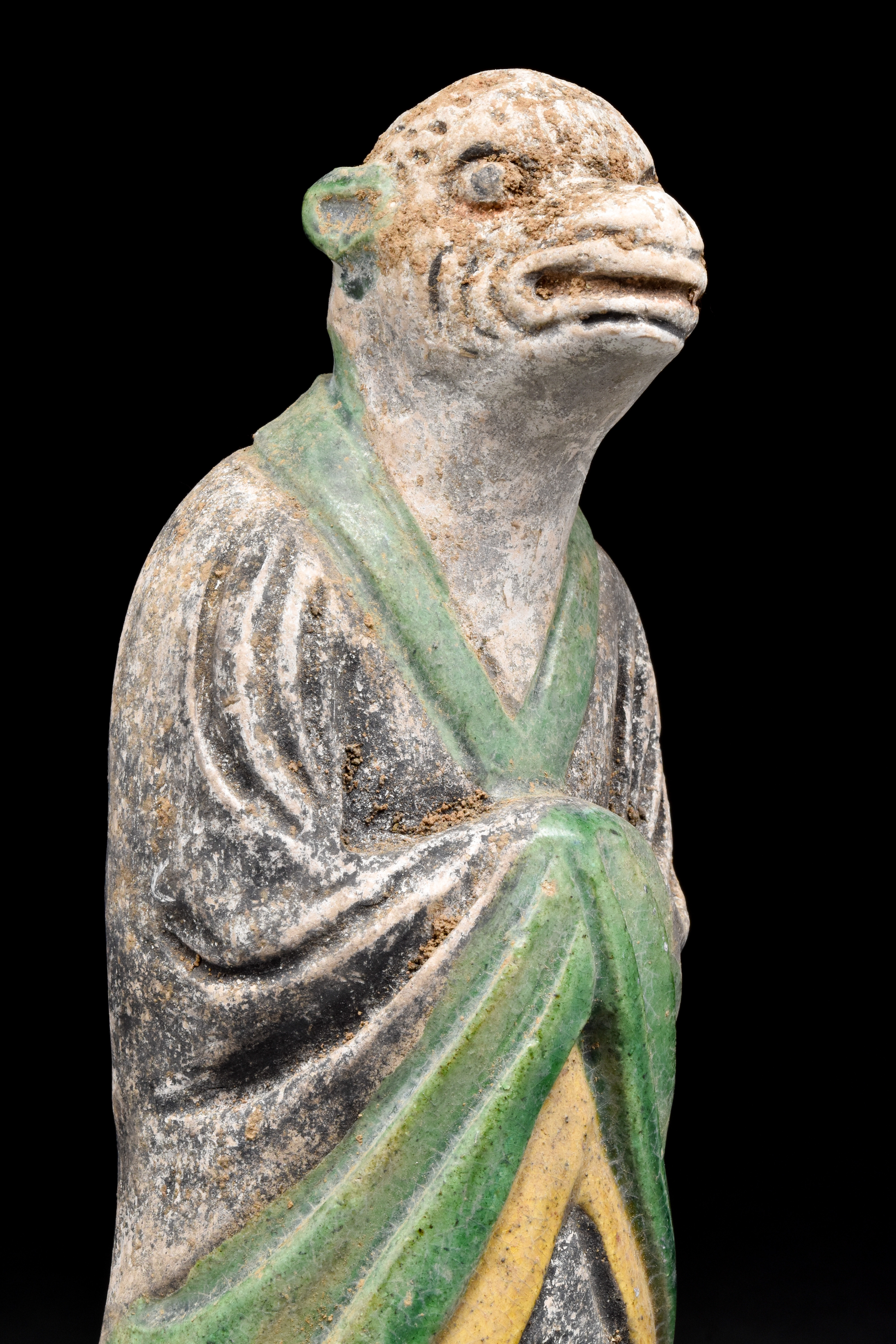 CHINESE MING DYNASTY TERRACOTTA ZODIAC FIGURE - Bild 4 aus 4